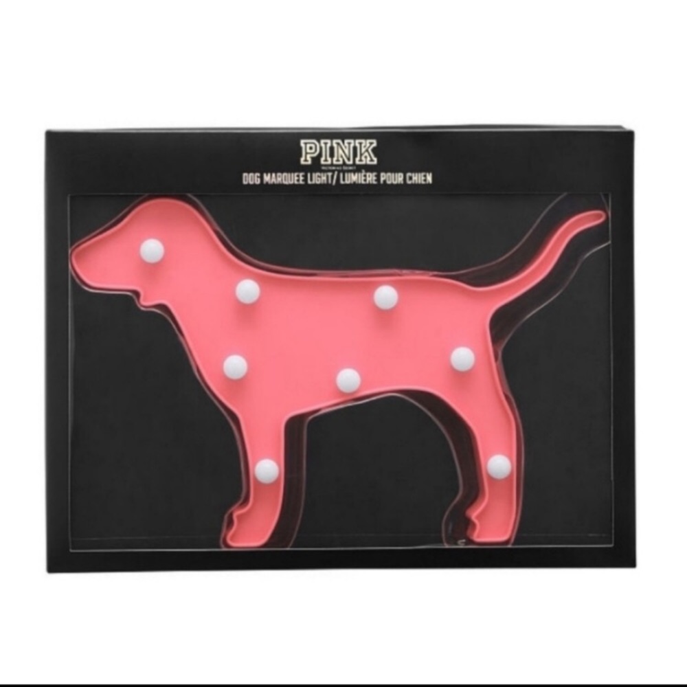 💕⭐️VS PINK⭐️💕DOG MARQUEE DORM LIGHT 💗
